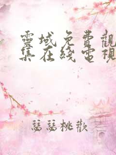 灵域免费观看全集在线电视剧