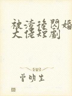 被渣后闪婚豪门大佬短剧