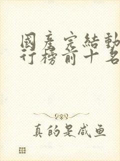 国产完结动漫排行榜前十名