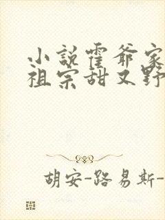 小说霍爷家的小祖宗甜又野下载