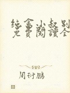 纯禽小叔别太猛免费阅读全文