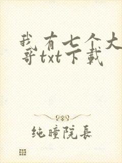 我有七个大佬哥哥txt下载