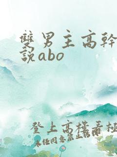 双男主高干文小说abo