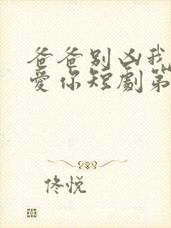 爸爸别凶我我也爱你短剧第11集