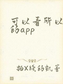 可以看所以小说的app