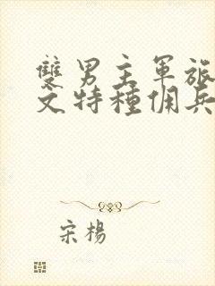 双男主军旅高干文特种佣兵