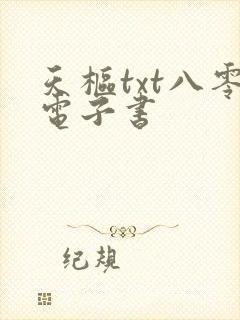 天枢txt八零电子书