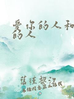爱你的人和你爱的人
