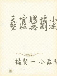 天官赐福小说完整版无删减txt