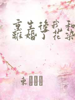 重生后我和渣男离婚了花染