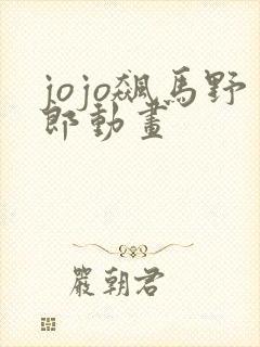 jojo飙马野郎动画