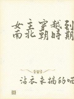 女主穿越到魏晋南北朝时期的小说