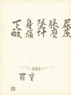 下身坠胀尿急尿酸痛什么原因