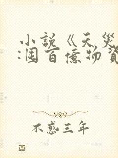 小说《天灾降临:囤百亿物资玩转末世》