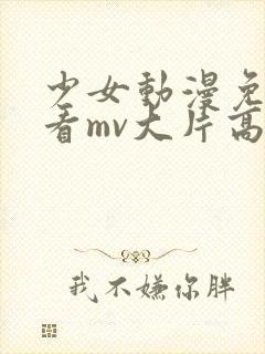 少女动漫免费观看mv大片高清动漫