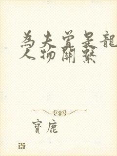 为夫曾是龙傲天人物关系