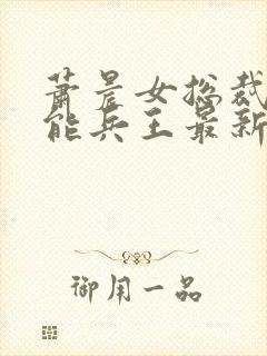 萧晨女总裁的全能兵王最新更新最新章节