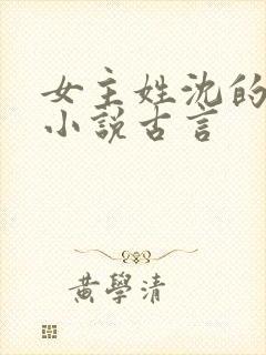 女主姓沈的重生小说古言