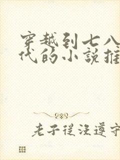 穿越到七八十年代的小说推荐