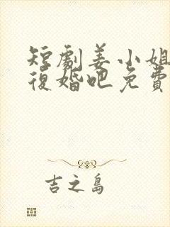 短剧姜小姐我们复婚吧免费观看