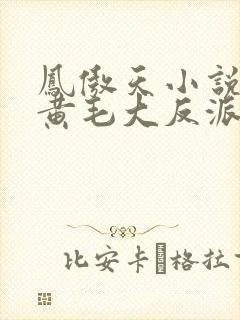 凤傲天小说里的黄毛大反派也想要幸福漫画