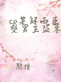 cp是解雨臣的双男主盗墓小说