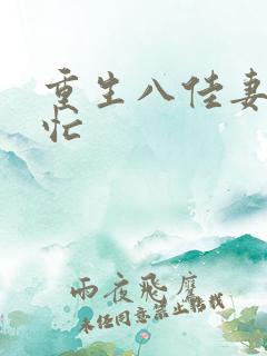 重生八佳妻致富忙