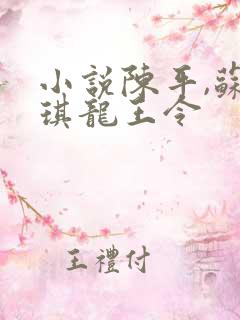 小说陈平,苏雨琪龙王令