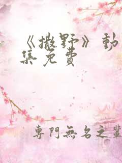 《撒野》动漫全集免费