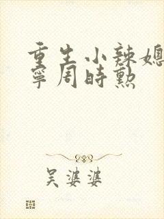 重生小辣媳盛安宁周时勋