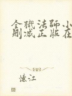 全职法师小说无删减正版在线阅读