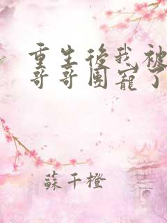 重生后我被四个哥哥团宠了全文免费下载