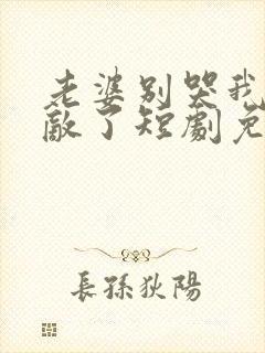 老婆别哭我已无敌了短剧免费