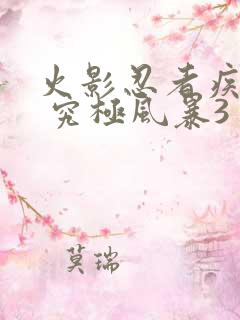 火影忍者疾风传 究极风暴3