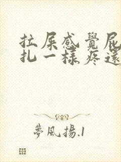 拉屎感觉屁眼针扎一样疼还有血