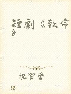 短剧《致命主妇》