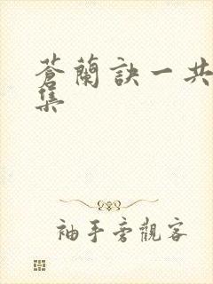 苍兰诀一共多少集