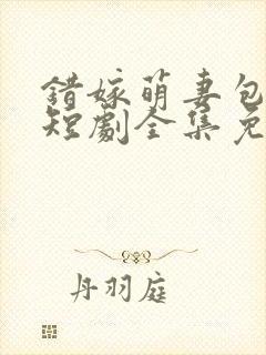 错嫁萌妻包甜的短剧全集免费