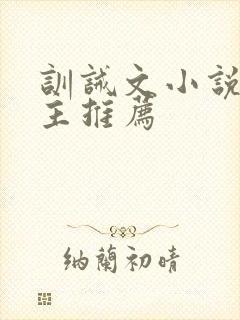 训诫文小说双男主推荐