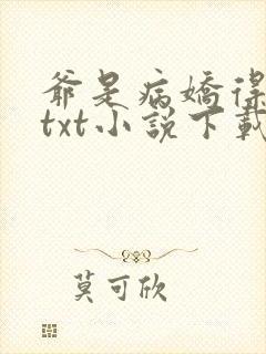 爷是病娇得宠着txt小说下载