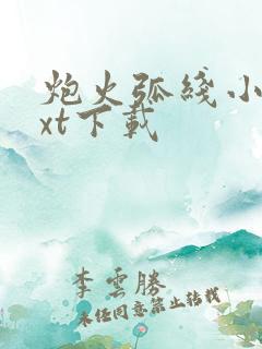 炮火弧线小说txt下载