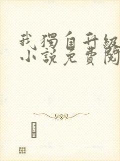 我独自升级原著小说免费阅读