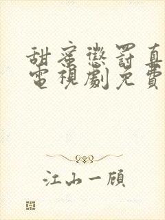 甜蜜惩罚真人版电视剧免费全集高清在线观看