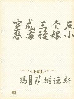 穿成三个反派的恶毒后娘小说