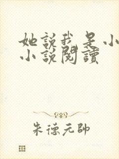 她说我是小妖精小说阅读