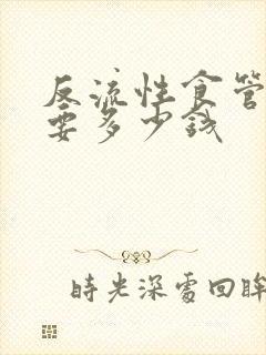 反流性食管炎需要多少钱