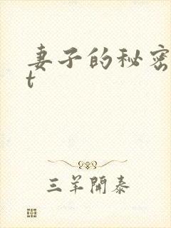 妻子的秘密txt