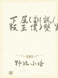 下属(训诫/背叛主仆)双男主小说