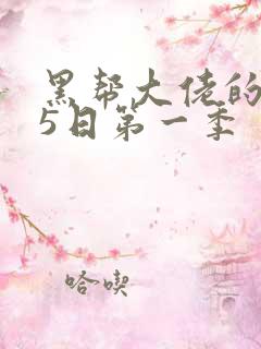 黑帮大佬的365日第一季