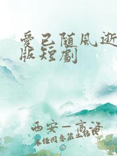 爱已随风逝完整版短剧